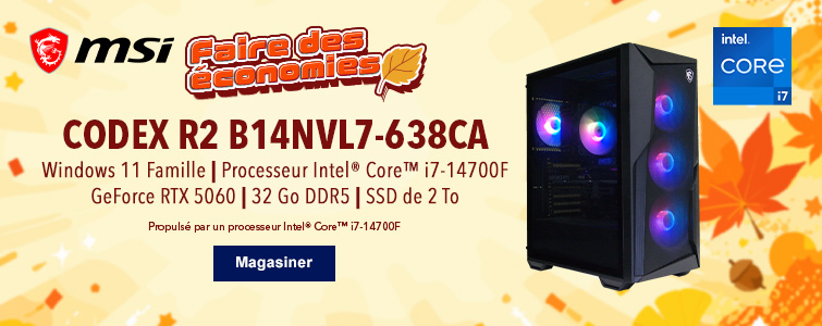 https://www.canadacomputers.com/qc/gaming-desktop-pcs/292896/msi-codex-r2-intel-i7-14700f-rtx-5060-32gb-ram-2tb-ssd-win11h-codex-r2-b14nvl7-638ca.html
